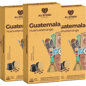 Ali Efendi Kahve Guatemala Huehuetanango Kapsül Kahve 3'lü 30 Adet