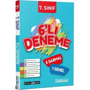 7. Sınıf Tüm Dersler 6 Lı Deneme Pruva Akademi