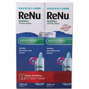 Renu Len S Solüsyonu Multiplus 360 ml 2 Adet