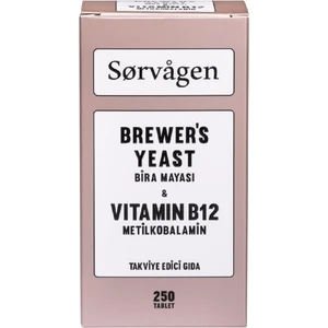 Brewer's Yeast (Bira Mayası) Vitamin B12 Anne Sütü Arttırıcı 250 Tablet