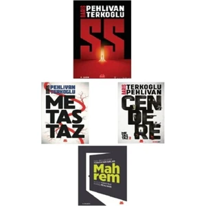 Barış Terkoğlu Barış Pehlivan Set - Ss - Metastaz - Cendere - Mahrem 4 Kitap
