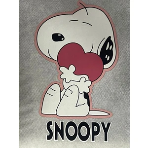 15X8 cm Snoopy Baskı Aplike Ütü Ile Yapışan Transfer Baskı