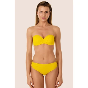 3404 Sarı Straplez Bikini Takımı