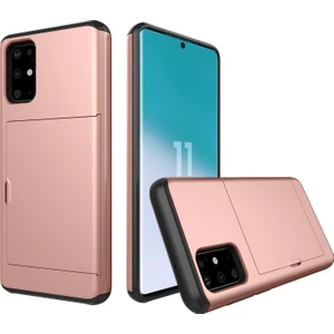 Samsung Galaxy S20 Plus Için Kart Yuvası Pc + Tpu Hibrit Koruyucu Kılıf (Yurt Dışından)