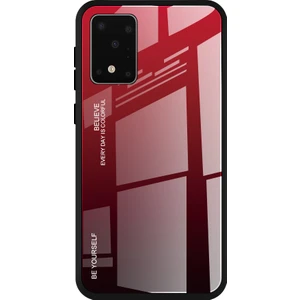 Samsung Galaxy S20 PLUS/S20 Plus 5g Için Gradyan Renk Temperli Cam + Pc + Tpu Hibrit Kasa (Yurt Dışından)
