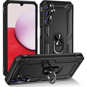 Heptek İletişim Galaxy A14 Kılıf Tank Zırh Yüzüklü Mıknatıslı Standlı Kapak (Vega)
