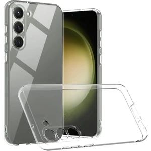 Case 4U Samsung Galaxy S23 Uyumlu Kılıf Kamera Korumalı Yumuşak Şeffaf Ince Süper Silikon Şeffaf