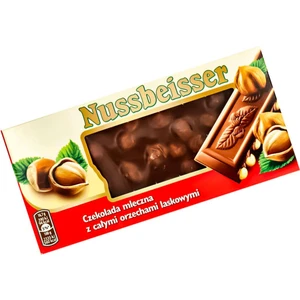 Bütün Fındıklı Sütlü Çikolata 100 gr Ithal