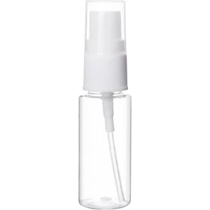 Güvenç Ambalaj 100 Adet - 20ML Plastik Mini Boş Şeffaf Pet Sprey Şişe - Beyaz Sprey Başlık