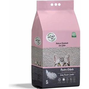 Eco Natura Pet Bebek Pudrası Kokulu Ince Taneli Bentonit Kedi Kumu 5lt