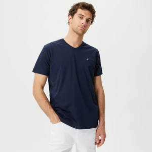 Nautıca Erkek Lacivert Standart Fıt Kısa Kollu T-Shirt V35525T.4NV
