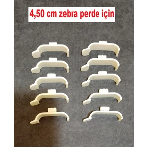 Figen Perde Stor Zebra Korniş Takmalı Aparat 10 Adet