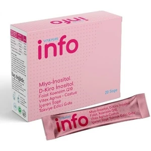 Info 20 Saşe - Miyo-Inositol , D-Kiro Inositol İçerikli