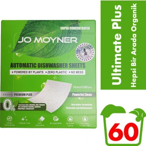 Jo Moyner Ultimate Plus Bulaşık Makinesi Deterjanı Doğal Organik Yaprak Deterjan 60 Kullanım