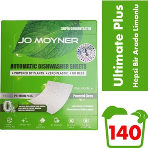 Jo Moyner Ultimate Plus Bulaşık Makinesi Deterjanı Doğal Organik Yaprak Deterjan 140 Kullanım