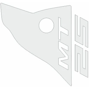 Yamaha Mt-25 Uyumlu Beyaz Siperlik Sticker Set