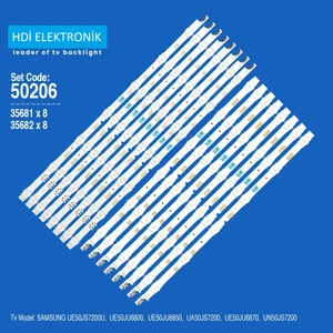 Samsung UE50JS7200U,  UE50JU6800,  UE50JU6850 LED Bar