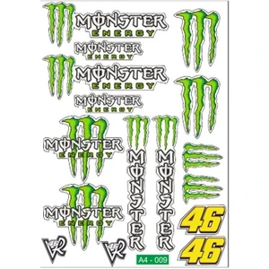 A4 Sticker 009 Tek Paket Çoklu Sticker