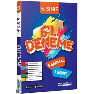 5. Sınıf Tüm Dersler 6 Lı Deneme Pruva Akademi