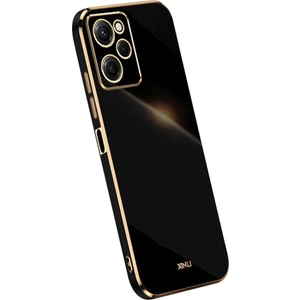 Lr Joyful Xiaomi Için Xinli Poco X5 Pro 5g / Redmi Note 12 Pro Hız 5g Elektrokaplama Altın Kenar Telefon Kılıfı Esnek Tpu Anti-Drop Kapağı (Yurt Dışından)