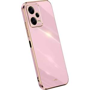 Lr Joyful Xiaomi Redmi Xinli Telefon Kılıfı Note 12 Pro Plus 5g, Elektrokaplatma Altın Kenar Kılps Anti-Çizelge Tpu Telefon Kapağı (Yurt Dışından)