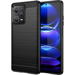 Lr Joyful Xiaomi Redmi Note 12 Pro Plus 5g Anti-Fall Arka Kabuk, Karbon Fiber Doku Tpu Koruyucu Telefon Kapağı Fırçalanmış Cep Telefon Kılıfı (Yurt Dışından)
