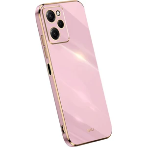 Lr Joyful Xiaomi Için Xinli Poco X5 Pro 5g / Redmi Note 12 Pro Hız 5g Elektrokaplama Altın Kenar Telefon Kılıfı Esnek Tpu Anti-Drop Kapağı (Yurt Dışından)