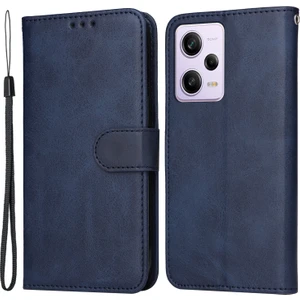 Lr Joyful Xiaomi Redmi Note 12 Pro Plus 5g Buzağı Dokusu Pu Deri Deri Cüzdan Kılıf Katlanabilir Stand Manyetik Kapatma Telefon Kapağı Kayışlı (Yurt Dışından)