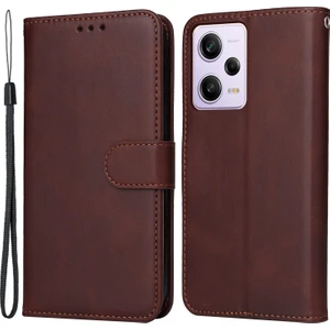 Lr Joyful Xiaomi Redmi Note 12 Pro Plus 5g Buzağı Dokusu Pu Deri Deri Cüzdan Kılıf Katlanabilir Stand Manyetik Kapatma Telefon Kapağı Kayışlı (Yurt Dışından)