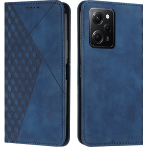 Lr Joyful Xiaomi Redmi Note 12 Pro Speed ​​5g / Poco X5 Pro 5g Cep Telefon Kılıf Stand Standı Cüzdan Baskılı Rhombus Desen Deri Kapak (Yurt Dışından)