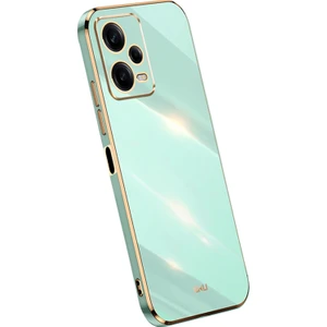 Lr Joyful Xiaomi Redmi Xinli Telefon Kılıfı Note 12 Pro Plus 5g, Elektrokaplatma Altın Kenar Kılps Anti-Çizelge Tpu Telefon Kapağı (Yurt Dışından)
