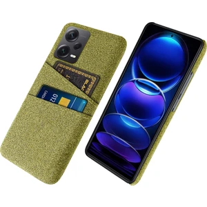 Lr Joyful Xiaomi Redmi Note 12 Pro Plus 5g Kumaş Doku Telefon Geri Kapak Ince Uygun Cep Telefonu Koruyucu Kılıf 2 Kart Yuvası (Yurt Dışından)
