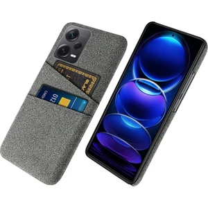 Lr Joyful Xiaomi Redmi Note 12 Pro Plus 5g Kumaş Doku Telefon Geri Kapak Ince Uygun Cep Telefonu Koruyucu Kılıf 2 Kart Yuvası (Yurt Dışından)
