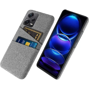 Lr Joyful Xiaomi Redmi Note 12 Pro Plus 5g Kumaş Doku Telefon Geri Kapak Ince Uygun Cep Telefonu Koruyucu Kılıf 2 Kart Yuvası (Yurt Dışından)