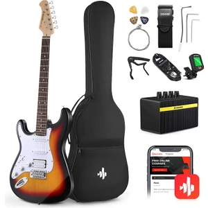 DST-100SL Solak Elektro Gitar Seti (Sunburst)