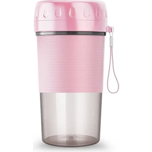 300ML Taşınabilir Sıkacağı Elektrikli USB Şarj Edilebilir Sebze Sıkacağı Blender Mikser Hızlı Karıştırıcılar Taşınabilir Juıce Blendır Pembe