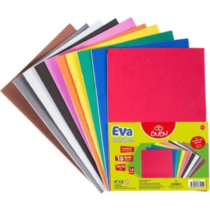 20X30 Düz Yapışkanlı Eva 1.8 mm 10 Renk -EV0036