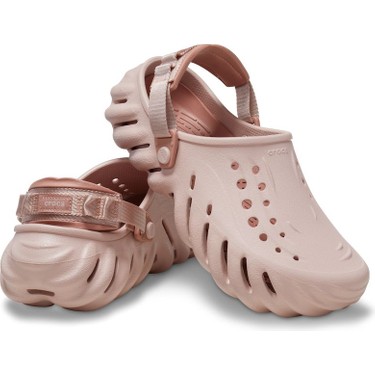〜Cocco〜 Crocs Echo Clog Kadın Terlik 207937 Gül Kurusu Renk Düz Fiyatı