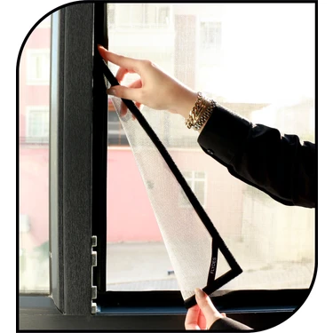 Flydes Ölçüye Özel Cırtlı Sineklik | Fiberglass Tül | Pencere
