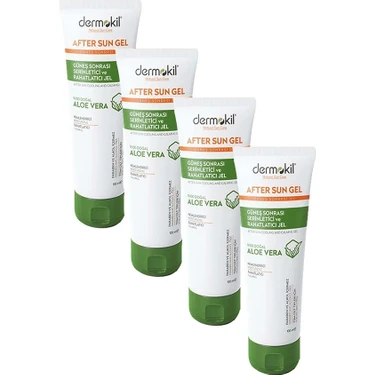 Dermokil Güneş Sonrası Serinletici ve Rahatlatıcı Jel 100ML x 4