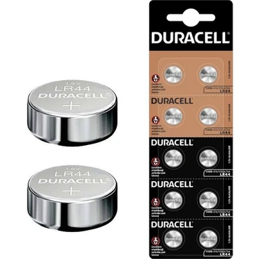 Melek Store Duracell A76 LR44 1.5V Düğme Pil 10LU