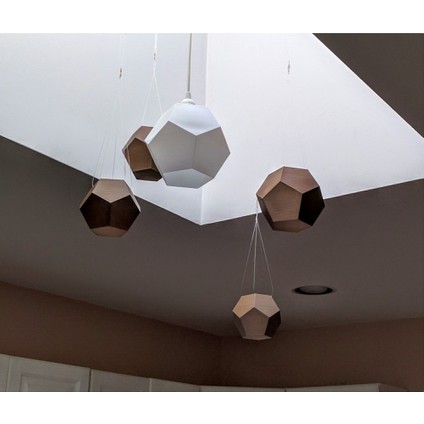 Origami Modern Sarkıt Avize (Tekli/1 Adet)