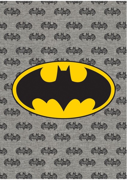 Batman Plastik Kapak 40 Yaprak Kareli Defter My Note 18,5 x 26 (3 Adet)
