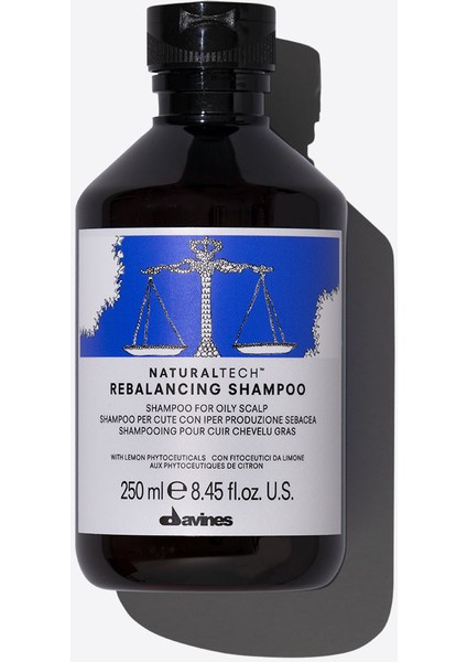 Vegan Naturaltech™ Rebalancing Shampoo Yağlanma Karşıtı Şampuan 250ML 71265 8004608256540.