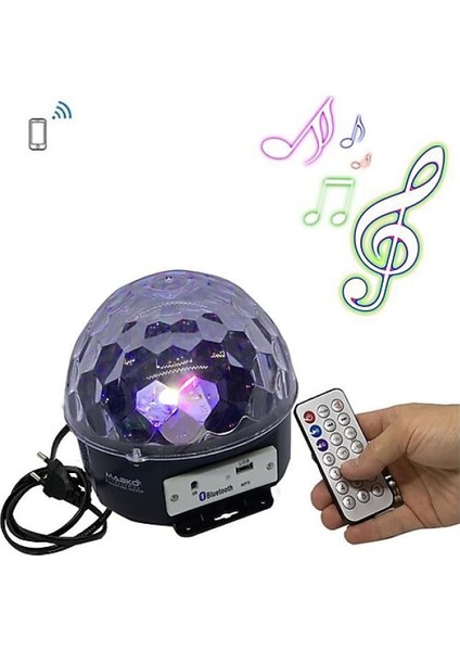 Bluetooth Sd Aux USB LED Disko Lamba Topu Speaker indirimleri