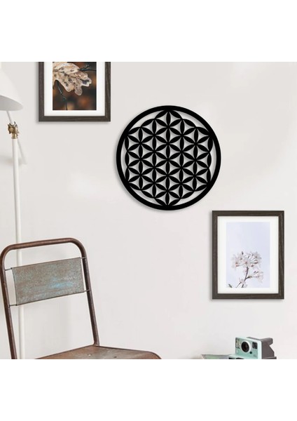 Flower Of Life Metal Tablo - Large