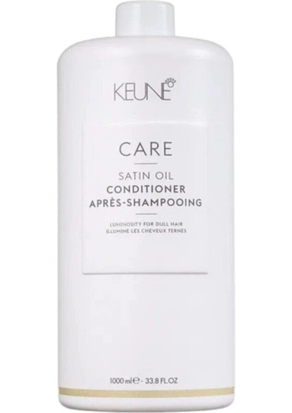 Care Satin Oil Conditioner Krem 1000ML Kuru Saçlar Için