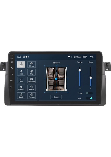 Bmw E46 Android Carplay Multimedya Ekran Teyp 2GB+32GB fırsatları