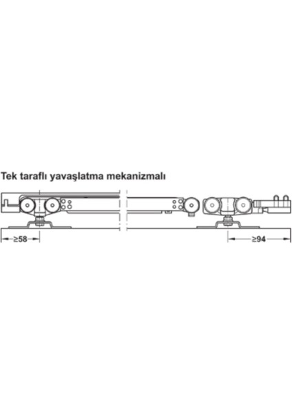 Slido Classic 40P Kayar Kapı Seti 940.43.000