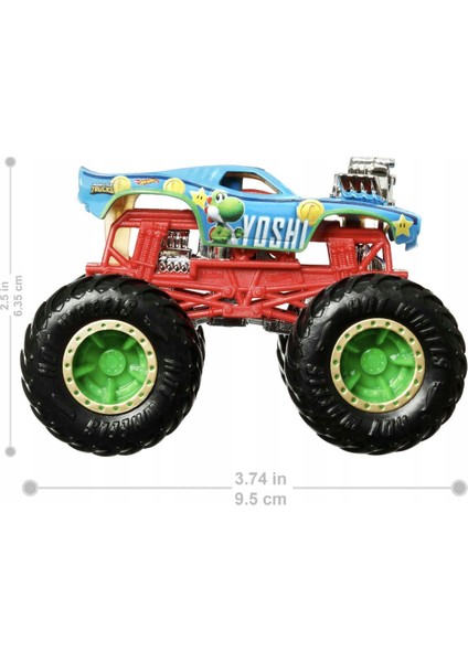 Hot Wheels Monster Truck Super Mario 1:64 HJG41-HCR77